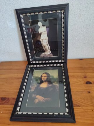 Dos cuadros: Mona Lisa y Venus