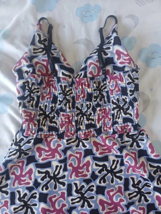 Vestido tirantes estampado