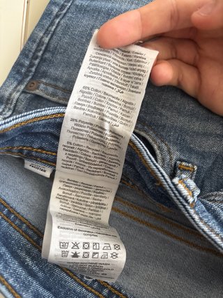 Pantalón Corto Vaquero Roto Jack&Jones