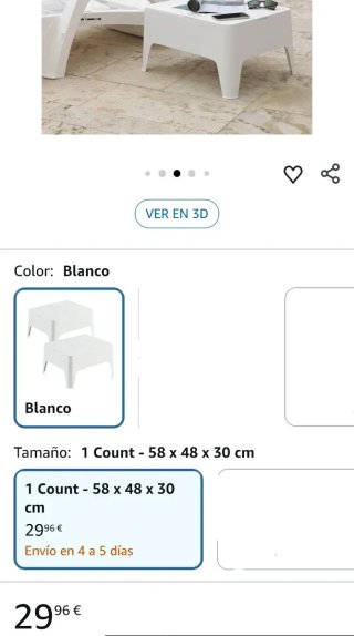 Shaf - Mesa Auxiliar Alaska - 58x48x30 cm