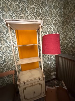 Sillones Vintage Piel Roja mas muchas antigüedades
