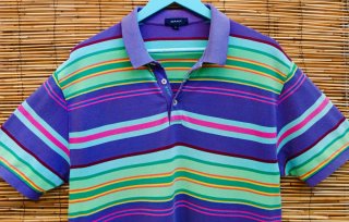 Polo Gant Rayas Multicolor Talla XL
