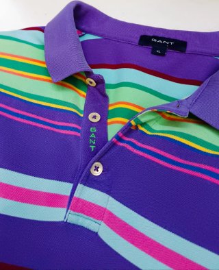 Polo Gant Rayas Multicolor Talla XL
