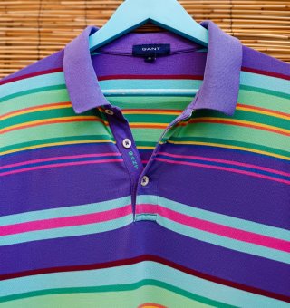 Polo Gant Rayas Multicolor Talla XL