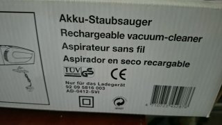 Aspirador recargable