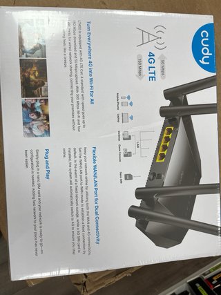 Router Cudy LT400 4G LTE WiFi 300Mbps #302948