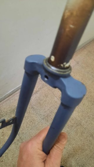 Forcella Bici Vintage Blu