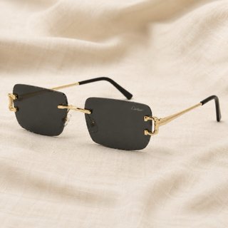 Gafas Cartier Negras y Doradas