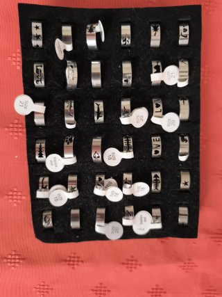Anillos Plateados