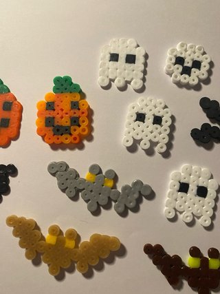 Decoración Halloween Perler Beads