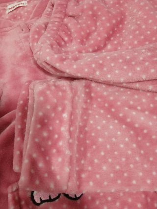 Pijama polar mujer rosa Talla L