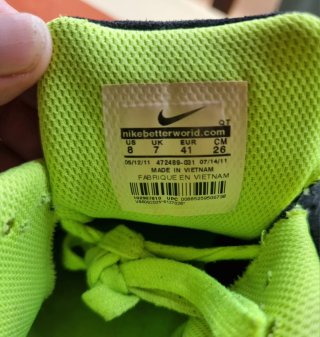 Nike Bambas Talla 41 Negro/Verde
