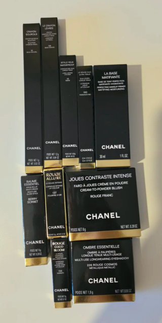 Lotto 10 pezzi Cosmetici Chanel