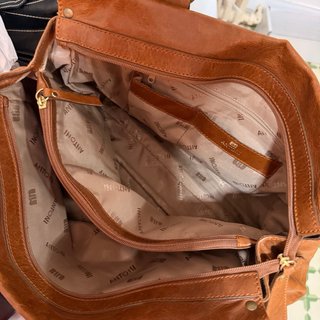 Bolso ANTONI Piel Natural Marrón