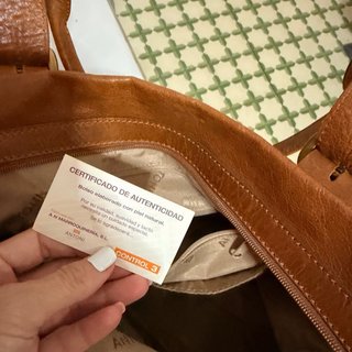 Bolso ANTONI Piel Natural Marrón