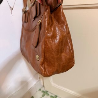 Bolso ANTONI Piel Natural Marrón