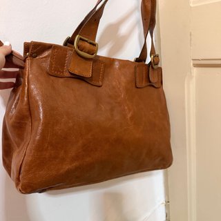 Bolso ANTONI Piel Natural Marrón