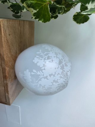 Lámpara de mesa de cristal