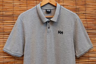 Polo Gris Helly Hansen Logo Bordado