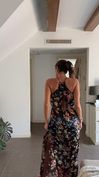 Vestido Largo Estampado Floral MUY BUENA CALIDAD