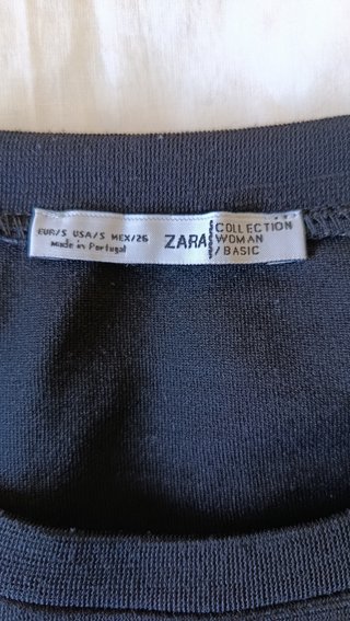 Camiseta Zara Interlock Capa