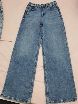 Vaquero niña H&M ancho azul