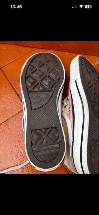 Converse All Star degradado rosa y amarillo