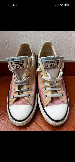 Converse All Star degradado rosa y amarillo
