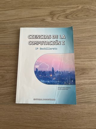 Ciencias de la computación I, 1o Bachillerato