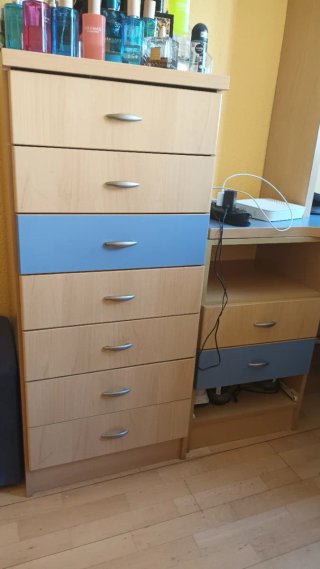 Cama nido juvenil con cajones colchón