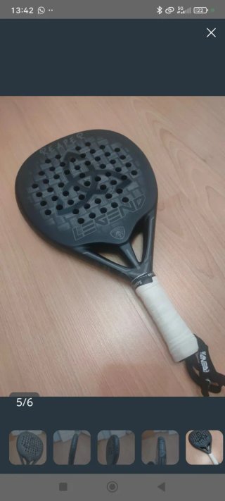 Pala de Pádel Legend Reaper Carbono.