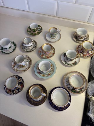 Colección 14 Tazas Porcelana Vintage