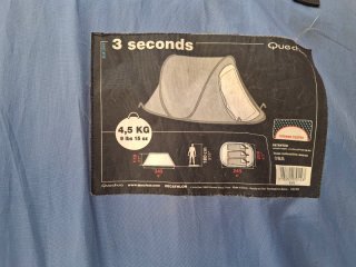 Tienda campaña Quechua 3 seconds 3P