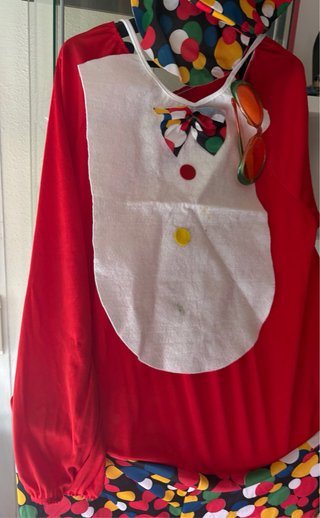 Disfraz Payaso Talla Única Multicolor