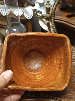 Calienta pies holandés antiguo madera