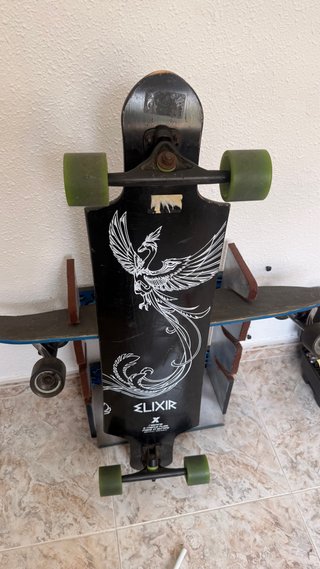 Longboards + Soporte Expositor Artesanal