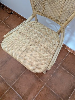 Pack 4 Sillas Azur Banak Ratán Beige