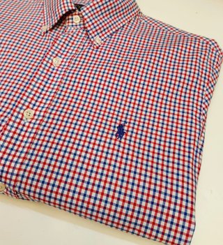 Camisa Ralph Lauren Cuadros Manga Larga Talla M
