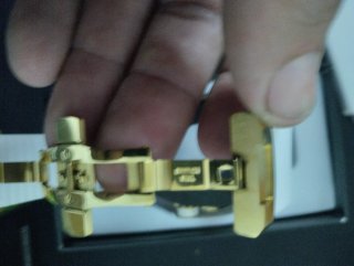 Correa para Apple Watch Negra y Dorada
