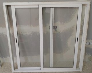 Ventana corredera aluminio blanco