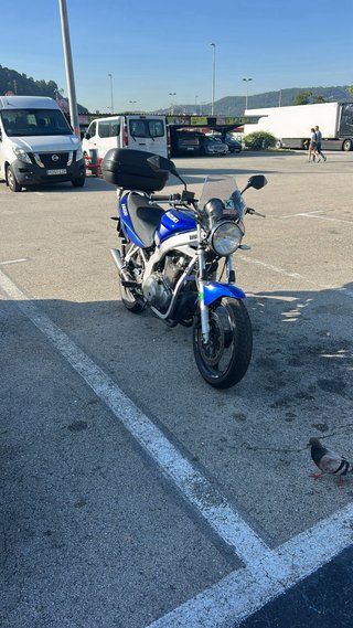 Suzuki GS 500 A2 Azul/Plata