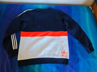Sudadera Adidas Talla M Azul Naranja