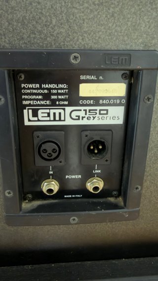 Combo Altavoces LEM Negro