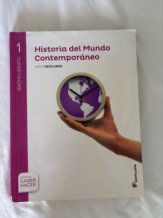 Historia del mundo contemporáneo, 1 bachillerato