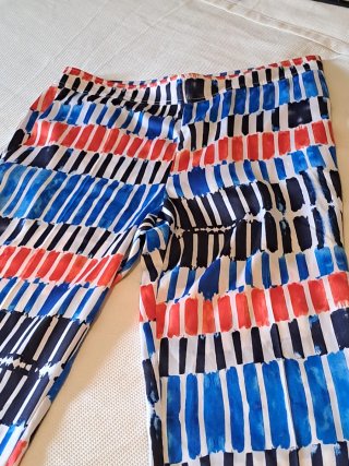 Pantalón ancho Purificación García estampado
