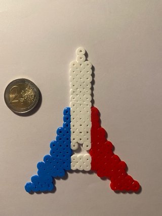 Decoración Torre Eiffel Perler Beads