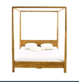 Estructura de llit amb dosser 160x200