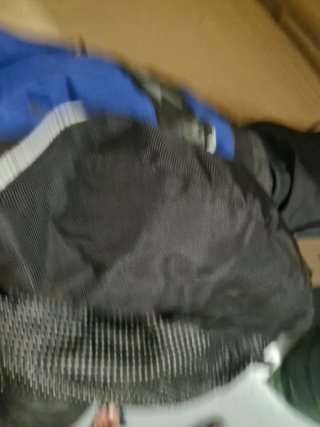 Chaqueta Moto Cordura XL Negra y Azul