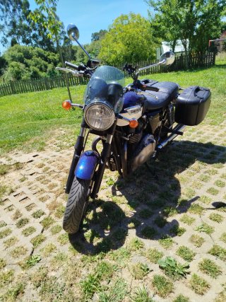 Triumph Bonneville SE 2009 Azul/Crema