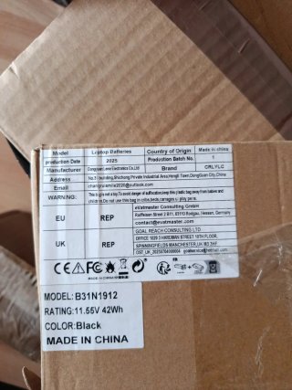 Batteria Asus Vivobook 14 42Wh 11.55V